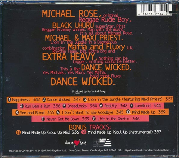 Michael Rose - Dance Wicked (marked/ltd stock)