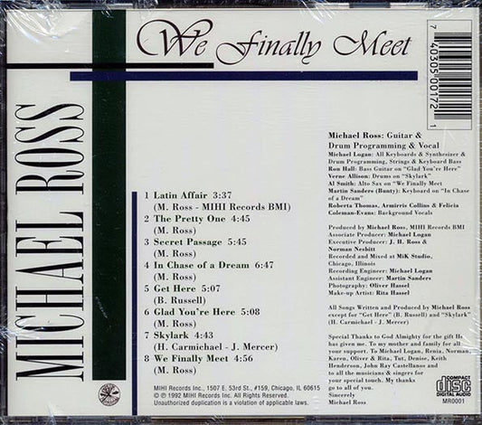 Michael Ross - We Finally Meet