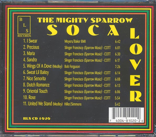 Mighty Sparrow - Soca Lover