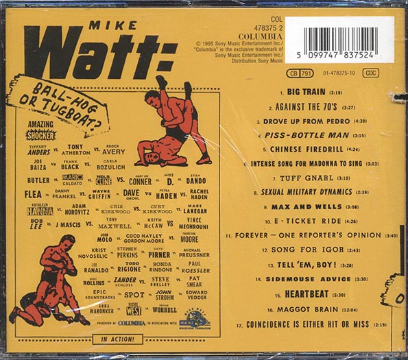 Mike Watt - Ball-Hog Or Tugboat (marked/ltd stock)
