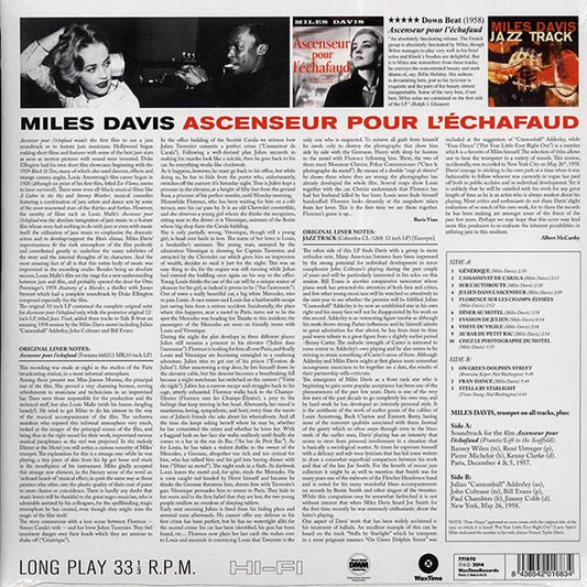 Miles Davis - Ascenseur Pour L'Echafaud (ltd. ed.) (180g)