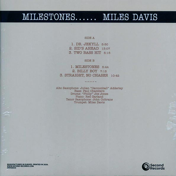 Miles Davis - Milestones (180g)