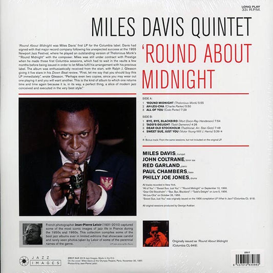 Miles Davis Quintet - Round About Midnight (+bonus track) (ltd. ed.) (180g)