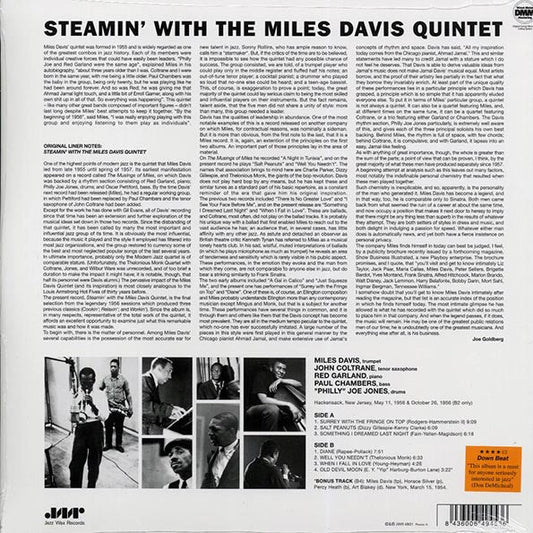 Miles Davis Quintet - Steamin' With Miles Davis Quintet (+bonus track) (ltd. ed.) (180g) (remastered)