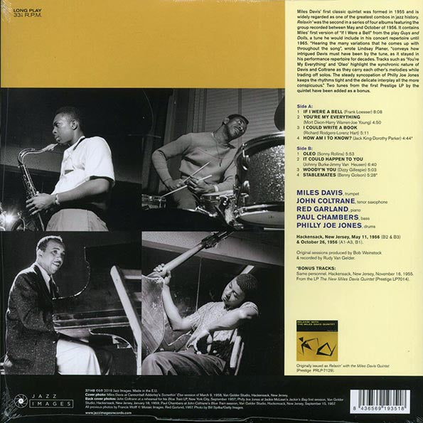 Miles Davis - Relaxin' (+2 bonus tracks) (ltd. ed.) (180g)