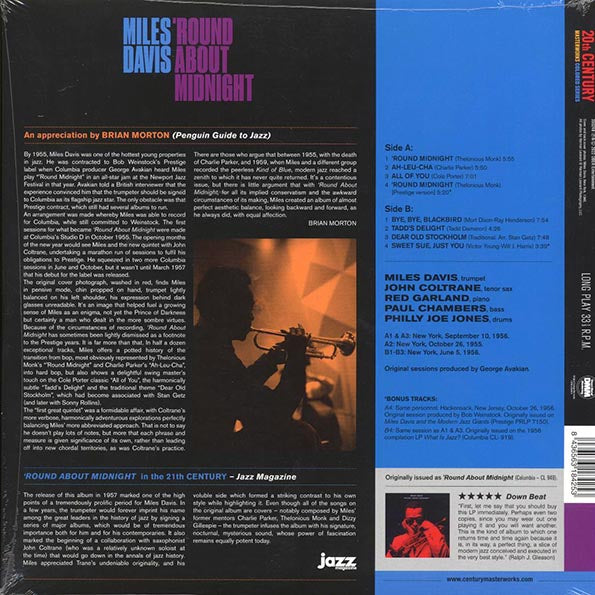 Miles Davis - Round About Midnight (+2 bonus tracks) (ltd. ed.) (180g) (purple vinyl)