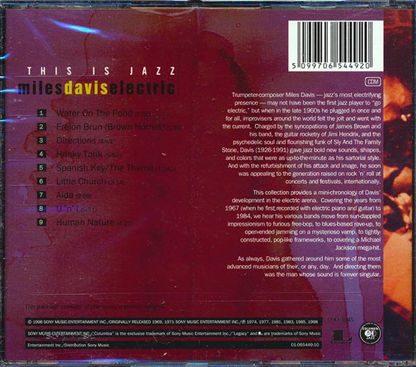 Miles Davis - This Is Jazz: Miles Davis Electric