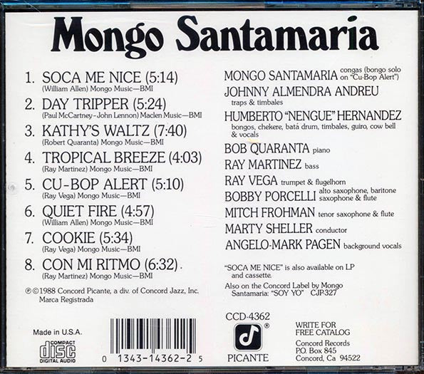 Mongo Santamaria - Soca Me Nice