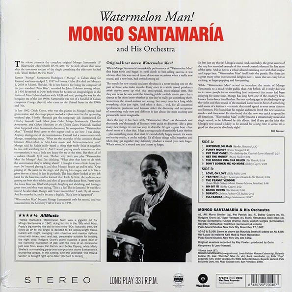 Mongo Santamaria - Watermelon Man! (+bonus track) (ltd. ed.) (180g)