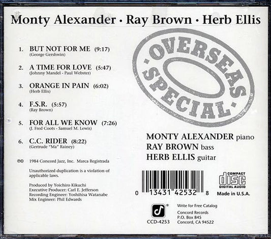 Monty Alexander, Ray Brown, Herb Ellis - Overseas Special