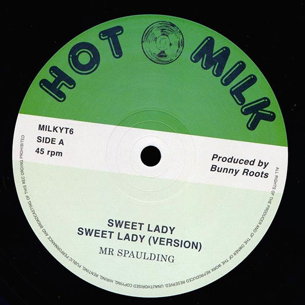Mr. Spaulding - Sweet Lady; Roots Radics - Version  /  Mr. Spaulding - Vision; Roots Radics - Version