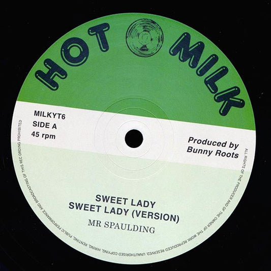 Mr. Spaulding - Sweet Lady; Roots Radics - Version  /  Mr. Spaulding - Vision; Roots Radics - Version