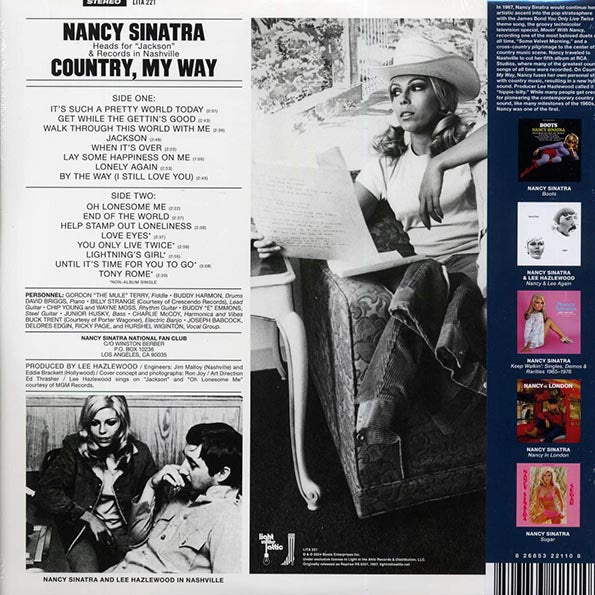 Nancy Sinatra - Country, My Way (+5 bonus tracks) (RTI press)