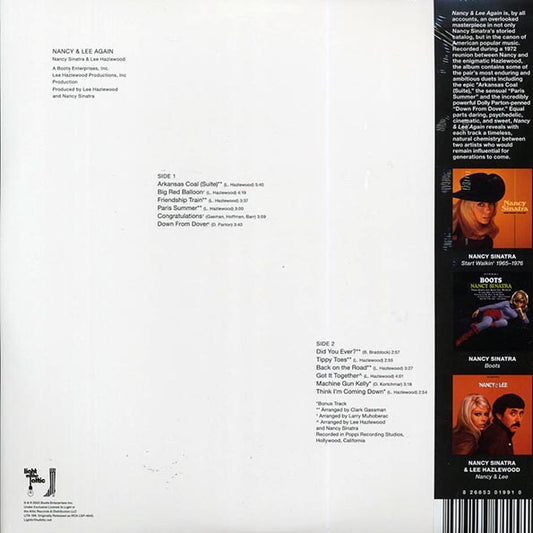 Nancy Sinatra, Lee Hazlewood - Nancy & Lee Again (+2 bonus tracks) (RTI press)