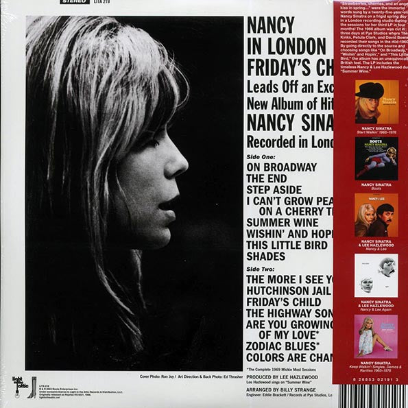 Nancy Sinatra - Nancy In London (+4 bonus tracks) (summer wine red vinyl) (RTI press)