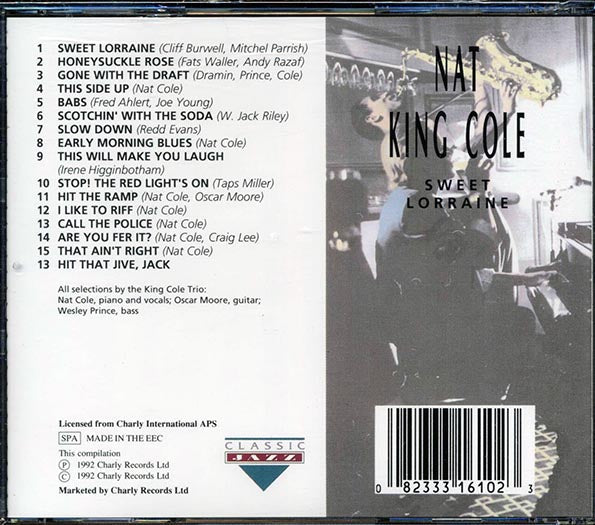 Nat King Cole - Sweet Lorraine