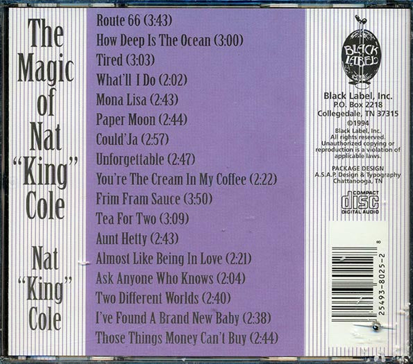 Nat King Cole - The Magic Of Nat King Cole (marked/ltd stock)