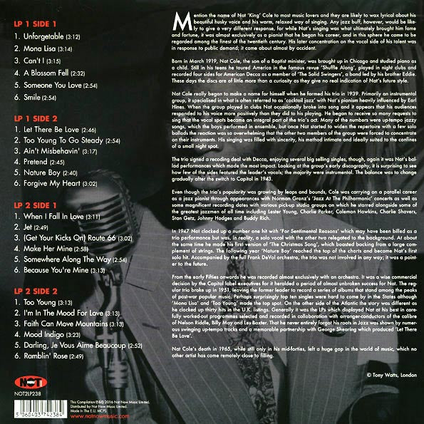 Nat King Cole - The Very Best Of Nat King Cole (2xLP) (180g)
