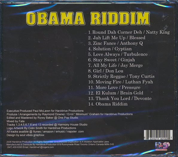 Natty King, Gyptian, Lutan Fyah, Etc. - Obama Riddim