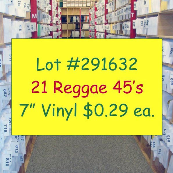 Natural Black, Seeed, Sizzla, Anthony B, Suzanne Couch, Etc. - Lot #291632: Collection Of 21 7 Inch 45's (NEW)