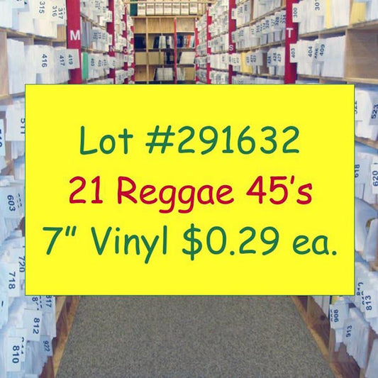 Natural Black, Seeed, Sizzla, Anthony B, Suzanne Couch, Etc. - Lot #291632: Collection Of 21 7 Inch 45's (NEW)