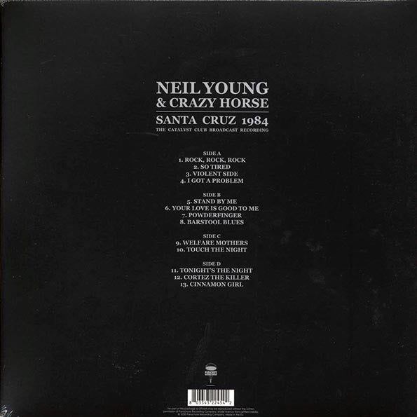 Neil Young & Crazy Horse - Santa Cruz 1984: The Catalyst Club Broadcast Recording (2xLP)
