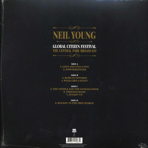 Neil Young - Global Citizen Festival: The Central Park Broadcast (2xLP)