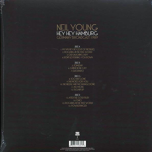 Neil Young - Hey Hey Hamburg: Live 1989 (2xLP)