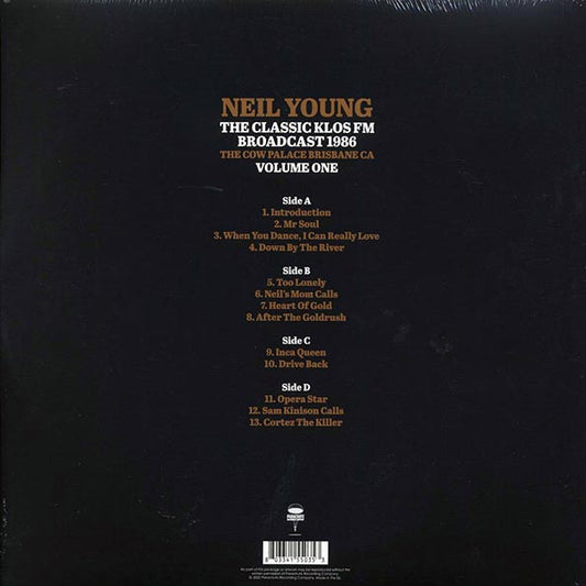 Neil Young - The Classic KLOS FM Broadcast 1986 Volume 1 (2xLP)