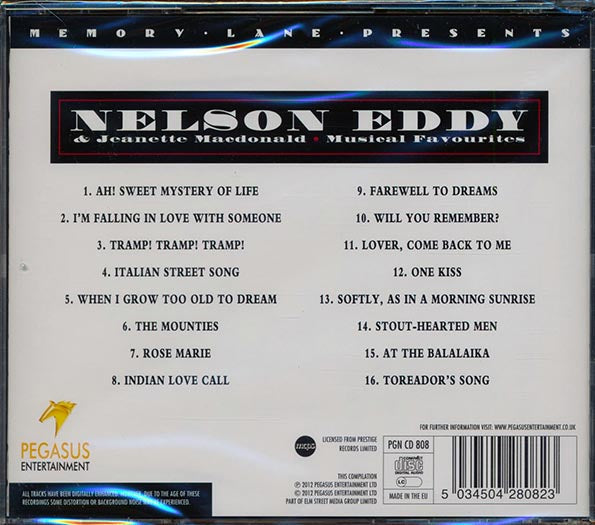 Nelson Eddy, Jeanette MacDonald - Musical Favorites