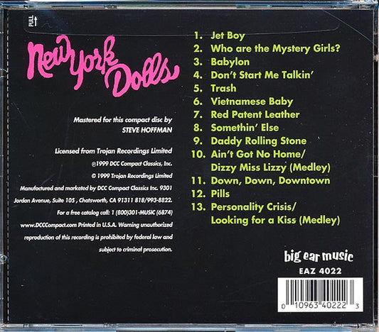 New York Dolls - The Glamorous Life: Live (marked/ltd stock)