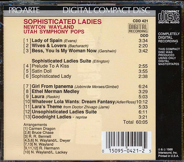 Newton Wayland, Utah Symphony Pops - Sophisticated Ladies