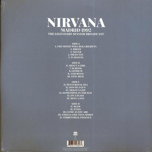 Nirvana - Madrid 1992: The Legendary Spanish Broadcast (2xLP)