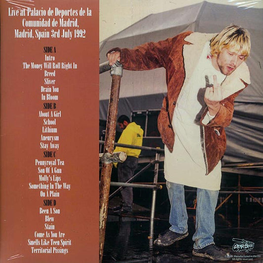 Nirvana - Quero Ser Santo: Live At Palacio De Deportes, Madrid, Spain, 3rd July 1992 (2xLP) (orange vinyl)