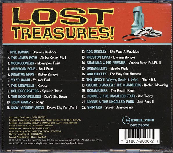 Nite Hawks, The James Boys, Moongooners, Etc. - Lost Treasures (22 tracks)