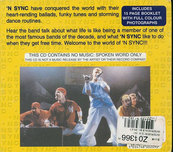 Nsync - The Interview CD (deluxe 3-fold digipak)