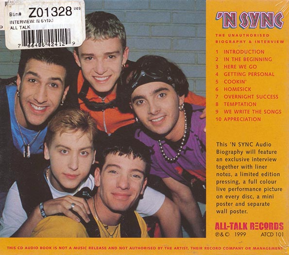 Nsync - The Unauthorised Biography & Interview (incl. large booklet)