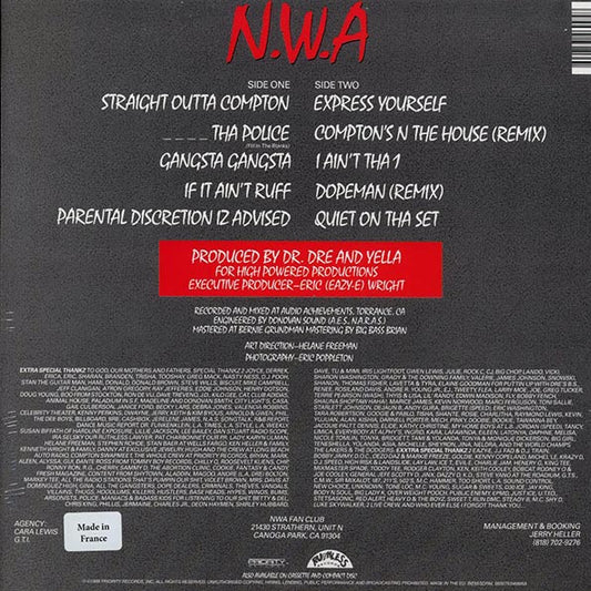 NWA - Straight Outta Compton (incl. mp3) (180g)