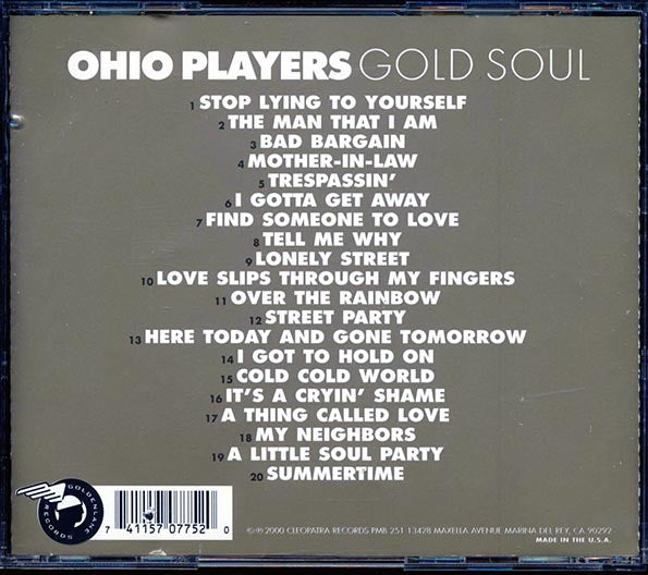 Ohio Players - Gold Soul (20 tracks) (gold CD) (marked/ltd stock) CD