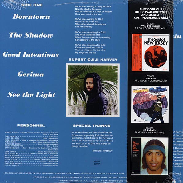 Ojiji - The Shadow (aqua blue vinyl)