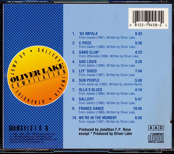 Oliver Lake - Compilation (marked/ltd stock)