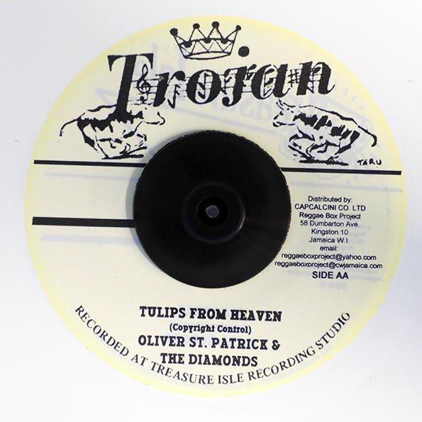 Oliver St. Patrick & The Diamonds - Tulips From Heaven  /  Oliver St. Patrick & The Diamonds - I Want To Be Loved (white vinyl)