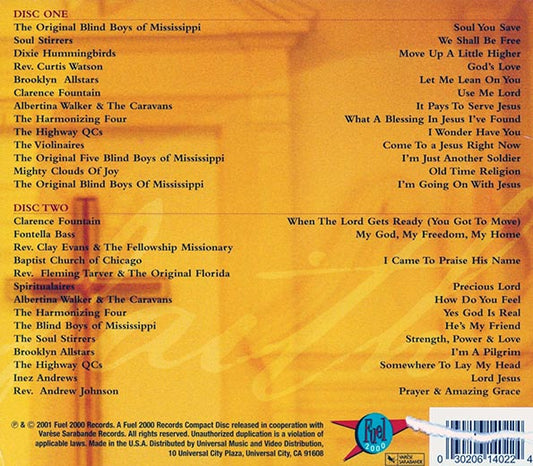 Original Blind Boys Of Mississippi, Soul Stirrers, Clarence Fountain, Etc. - Strength, Power & Love: The Best Of Gospel (2xCD)
