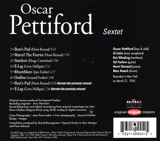 Oscar Pettiford - Sextet (marked/ltd stock) (remastered)