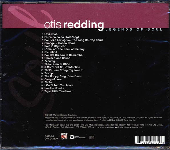 Otis Redding - Legends Of Soul