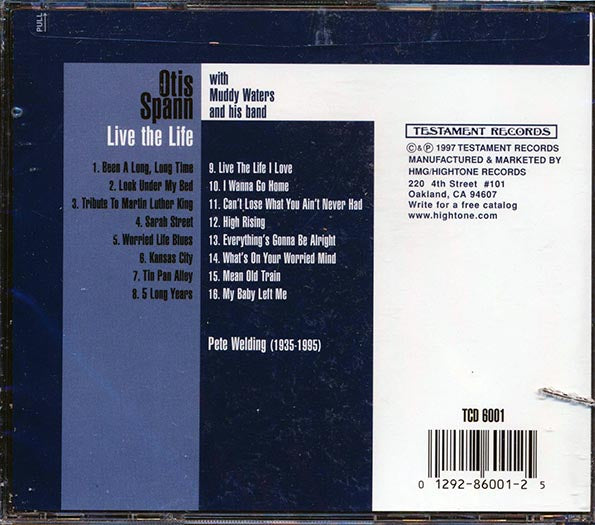 Otis Spann, Muddy Waters - Live The Life (marked/ltd stock)