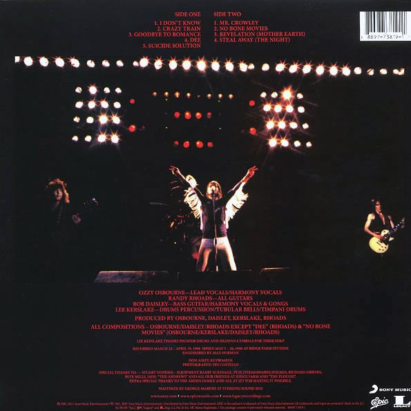 Ozzy Osbourne - Blizzard Of Ozz (180g)