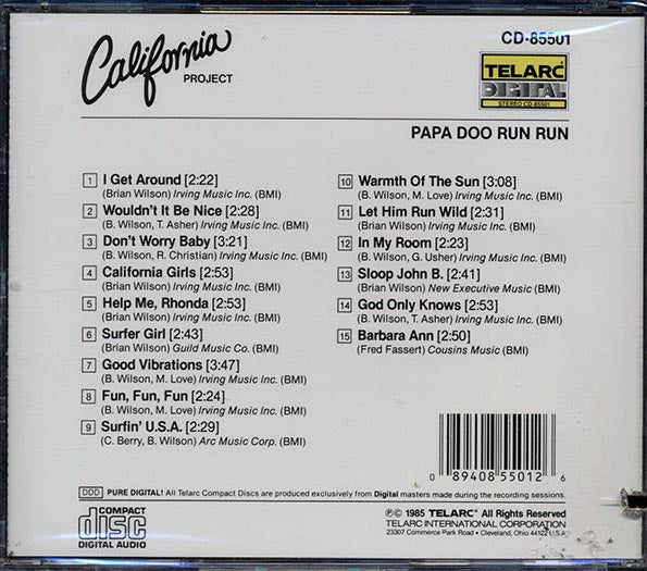 Papa Doo Run Run - California Project (marked/ltd stock)