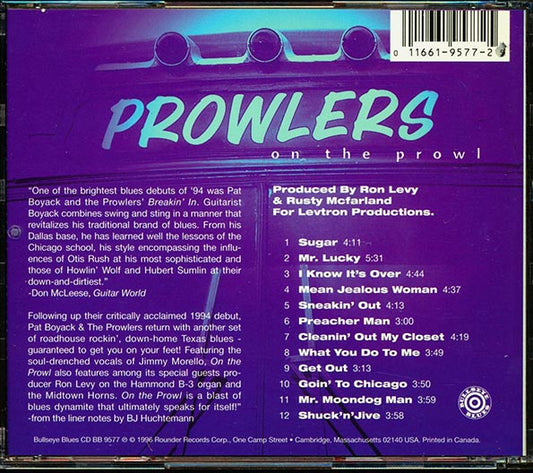 Pat Boyack & The Prowlers - On The Prowl (marked/ltd stock)
