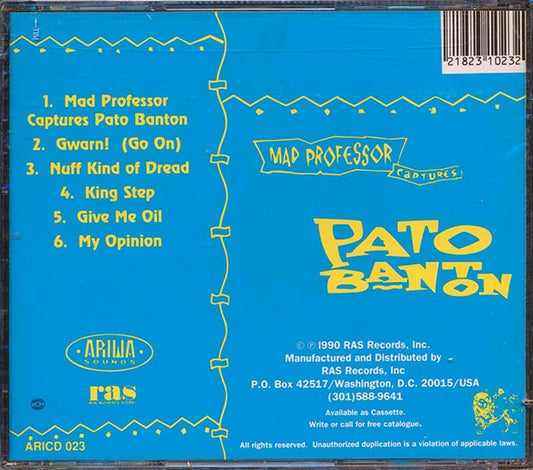 Pato Banton - Mad Professor Captures Pato Banton (marked/ltd stock)